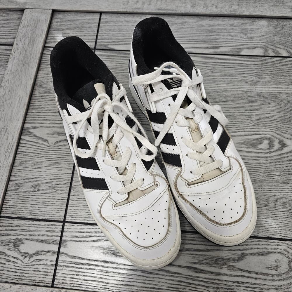 Adidas Originals Forum Low CL Sneakers Black White Men’s 11.5